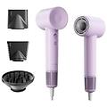 asciugacapelli se viola 105000 rpm 21 m/s 200mioni ioni led 4 colori silenzioso