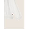 felpa donna in viscosa con spalle decorate da pences white sand donna medium