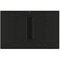 haih82mtmcf series 6 piastra di induzione con estrazione 4 zone flex larghezza 80 cm pannello di
