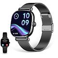 iria bluetooth 43mm amoled nero grigio ip68 spo2 cardiofrequenzimetro sonno o2 2 cinturini