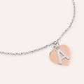 bracciale silver collection argento bicolore bianco / rosa collezione silver collection bicolore