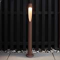 lampione flindt 927 corten 70 cm base 24 v