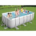 set piscina power steel rettangolare 412x201x122 cm