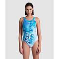 pezzo unico donna navy-turquoise multi