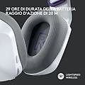 g g733 lightspeed wireless rgb gaming headset auricolare a padiglione giocare bianco (981-000883)