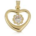 ciondolo donna cuore oro giallo gl101879