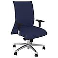 (piqu7) poltrona albacete confidente bali blu navy sedie da ufficio taglia unica
