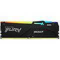 fury beast rgb 128gb (4 x 32gb) ddr5 5. 600 mhz cl 40 dimm