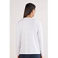 maglia manica lunga in elevated cotton donna bianco taglia s