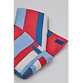 telo mare con pochette donna blu tu