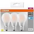 set da 3 lampadine led592476box3 led e27 goccia smerigliato luce naturale 7. 5w= 1055lm (equiv 75 w)