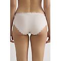 slip alto in pizzo e cotone donna naturale taglia 5
