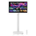 monitor lcd uhd 4k 32 touch base con rotelle-white