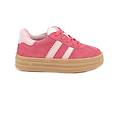 sneakers da bambina fuxia e rosa con zip taglia 30