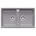 zia 9 zia lavello incasso cm. 86 x 50 silgranit alumetallic