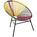 - sedia stil spaghetti rose giallo beige acapulco