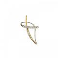 croce da donna in oro giallo e bianco 803321721569