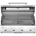 barbecue a gas fry top 750 stone 4 bruciatori pietra ollare