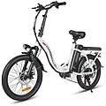 bicicletta elettrica samebike cy20 pieghevole 350w 36v 12ah autonomia 80km alluminio