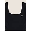 tuta jumpsuit a canotta in tessuto tecnico traspirante nero donna small