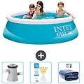 - piscina fuori terra in giro 183x183x51 cm blu include accessori coordinati cb74