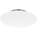 plafoniera led frattina &oslash; 40 cm bianco ip20 bianco caldo 3400 lumen
