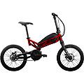 bici elettrica pieghevole mistral pro line rossa