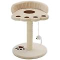 - albero per gatti con tiragraffi in sisal 40 cm beige e marrone
