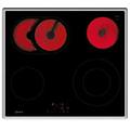 t16sbn1l0 piano cottura nero da incasso 60 cm ceramica 4 fornello(i)