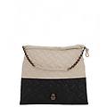 borsa a sacca kensington bianco-nero