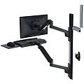 supporto a parete per tv 86. 4 cm nero lx pro series