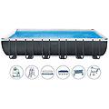 Intex Ultra Xtr Frame 26368np Piscina Fuori Terra Kit Pulizia E Volleyball