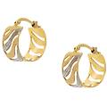 orecchini donna oro giallo bianco gl101073