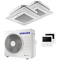 condizionatore cassetta windfree 4 vie dual split 12000+18000 btu inverter a++ unità esterna