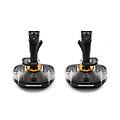 t. 16000m fcs space sim duo nero arancione usb joystick analogico/digitale pc (2960815)