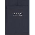 pantaloni sportivi con fascia in vita floreale blu navy donna extra large