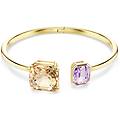 bracciale rigido millenia taglio ottagonale multicolore placcato color oro m