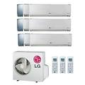 climatizzatore condizionatore trial split inverter art cool mirror 12+12+12 con mu4m25