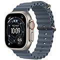 watch ultra 3 gps + cellular 49mm cassa titanio with anchor blue ocean band