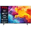 smart tv 75p61b 75'' 4k ultra hd google tv dolby audio nero