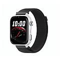savewatch plus 2 4g gps 46mm amoled bianco cinturino nero ip68 pulsossimetro sos