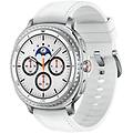 galaxy watch8 classic lte 46mm amoled bianco gps nfc resistenza acqua 5atm+ip68