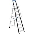 scala a castello serie 7 in alluminio 8 gradini portata massima 150 kg en 131 per lavori fino a 3.