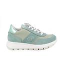 sneakers da bambina verde con zip taglia 36
