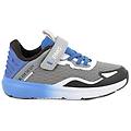 sneakers da bambino grigio con strap taglia 24