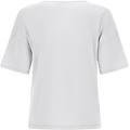 t-shirt in jersey leggero con patch fenicottero in tono bianco donna extra small