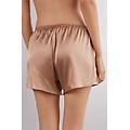 pantaloncino in seta donna naturale taglia l