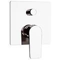 miscelatore monocomando dream d 09 per vasca-doccia incasso con deviatore e piastra di ottone
