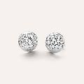 orecchini lobo silver collection argento rodiato collezione silver collection bianco