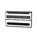 922. 29 macchina per sottovuoto 800 mbar nero acciaio inox (so133)